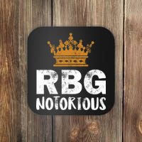 Notorious RBG Ginsburg Vintage Crown Coaster