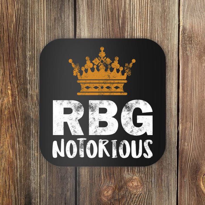 Notorious RBG Ginsburg Vintage Crown Coaster