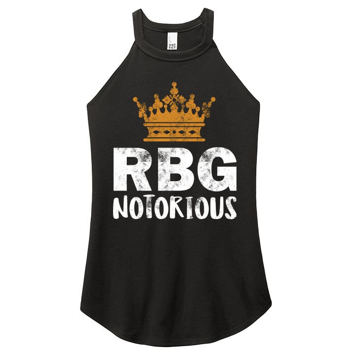 Notorious RBG Ginsburg Vintage Crown Women's Perfect Tri Rocker Tank