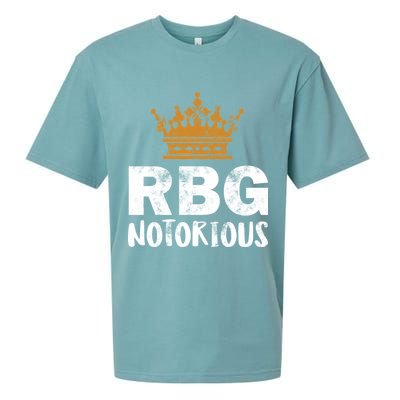 Notorious RBG Ginsburg Vintage Crown Sueded Cloud Jersey T-Shirt