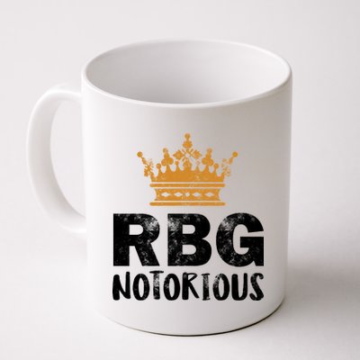 Notorious RBG Ginsburg Vintage Crown Coffee Mug