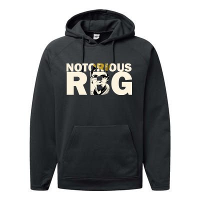 Notorious RBG Imprint Logo Performance Fleece Hoodie