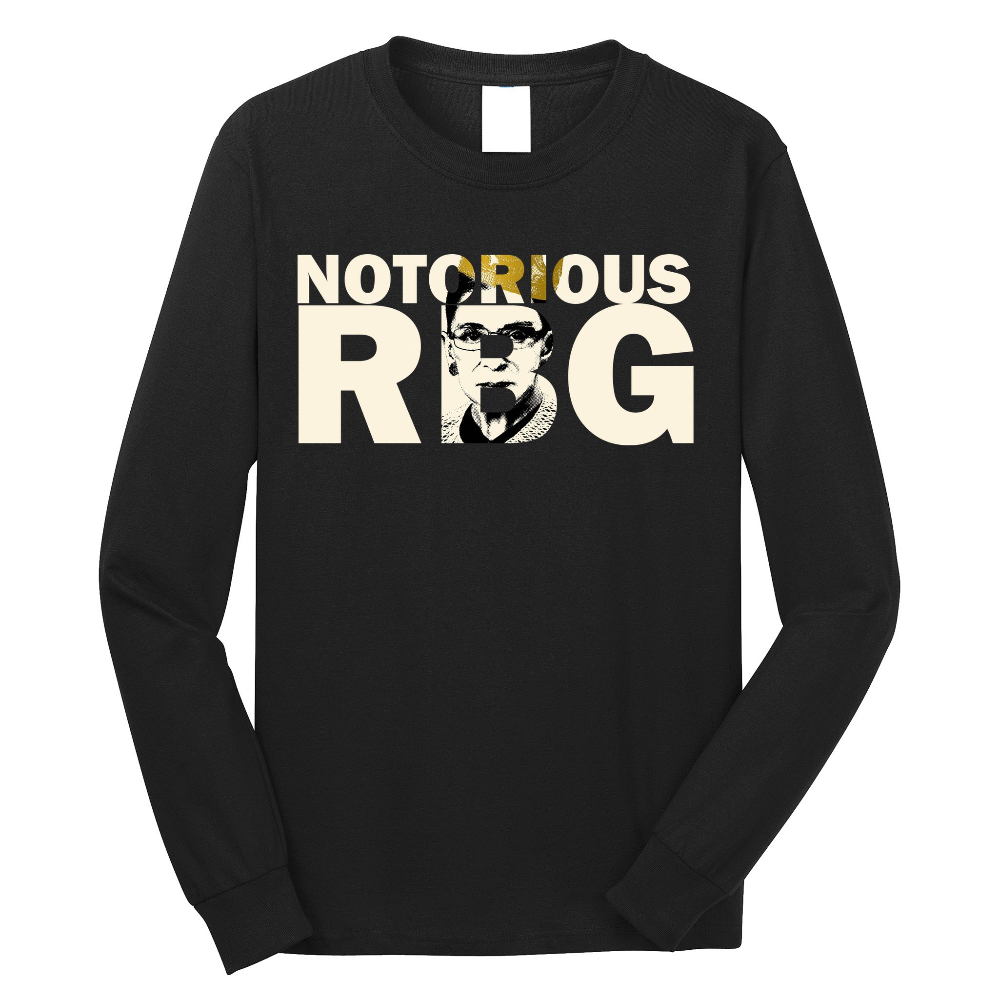 Notorious RBG Imprint Logo Long Sleeve Shirt