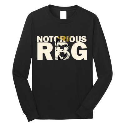 Notorious RBG Imprint Logo Long Sleeve Shirt