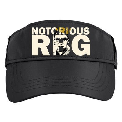 Notorious RBG Imprint Logo Adult Drive Performance Visor