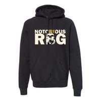 Notorious RBG Imprint Logo Premium Hoodie