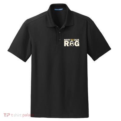 Notorious RBG Imprint Logo Dry Zone Grid Polo