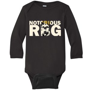 Notorious RBG Imprint Logo Baby Long Sleeve Bodysuit