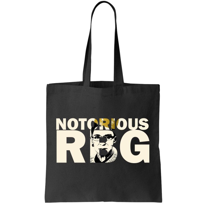 Notorious RBG Imprint Logo Tote Bag