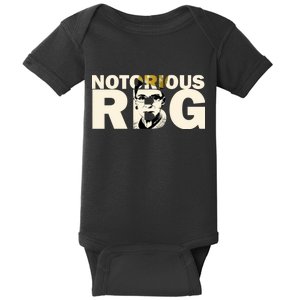 Notorious RBG Imprint Logo Baby Bodysuit