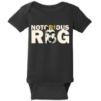 Notorious RBG Imprint Logo Baby Bodysuit