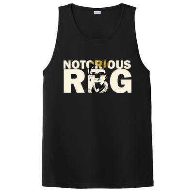 Notorious RBG Imprint Logo PosiCharge Competitor Tank