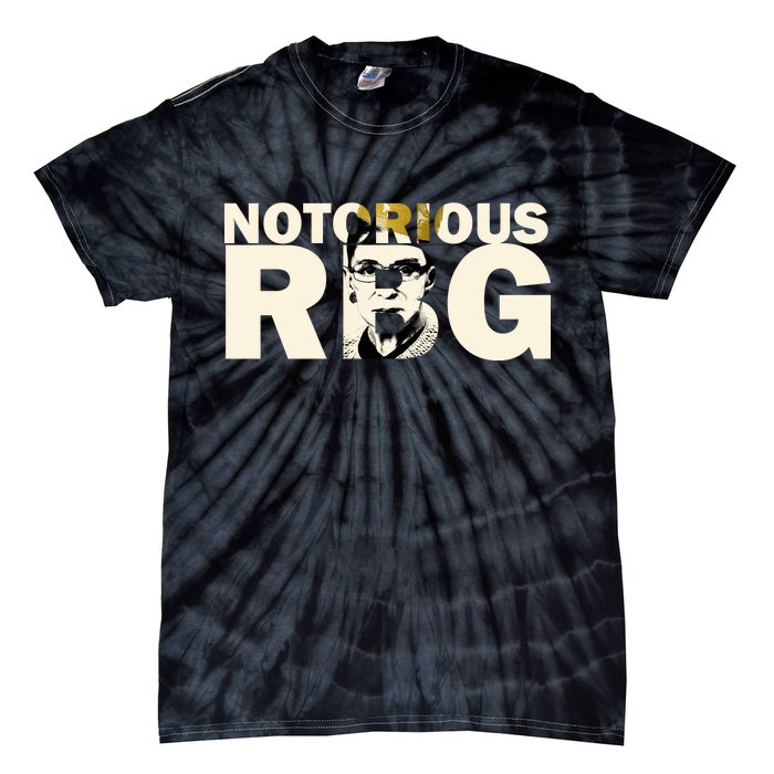 Notorious RBG Imprint Logo Tie-Dye T-Shirt