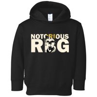 Notorious RBG Imprint Logo Toddler Hoodie