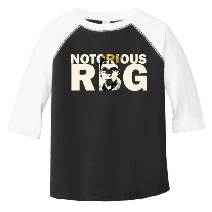 Notorious RBG Imprint Logo Toddler Fine Jersey T-Shirt