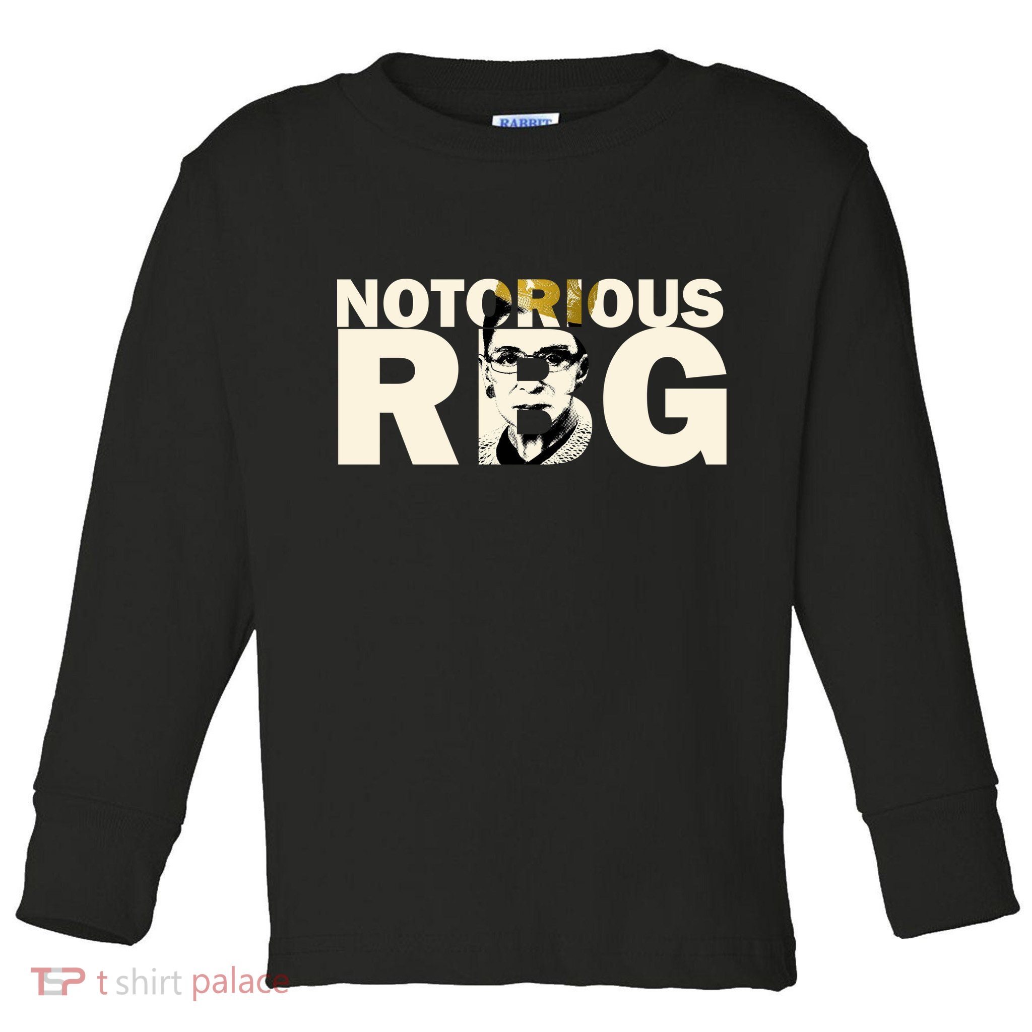 Notorious RBG Imprint Logo Toddler Long Sleeve Shirt