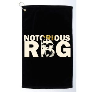 Notorious RBG Imprint Logo Platinum Collection Golf Towel