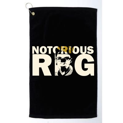 Notorious RBG Imprint Logo Golf Towel