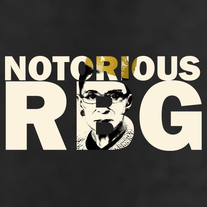 Notorious RBG Imprint Logo Golf Towel