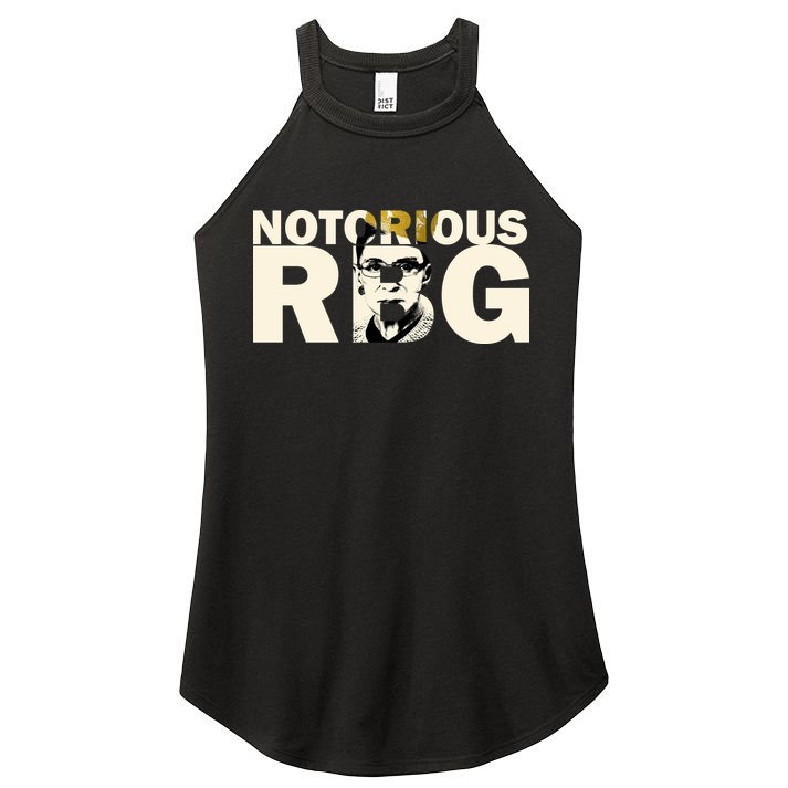 Notorious RBG Imprint Logo Women's Perfect Tri Rocker Tank