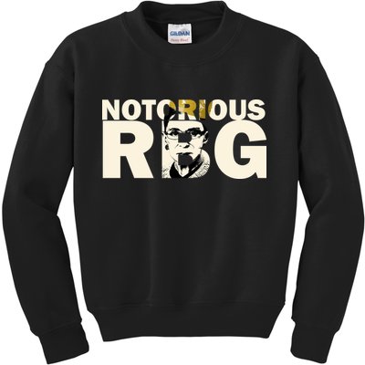 Notorious RBG Imprint Logo Kids Sweatshirt