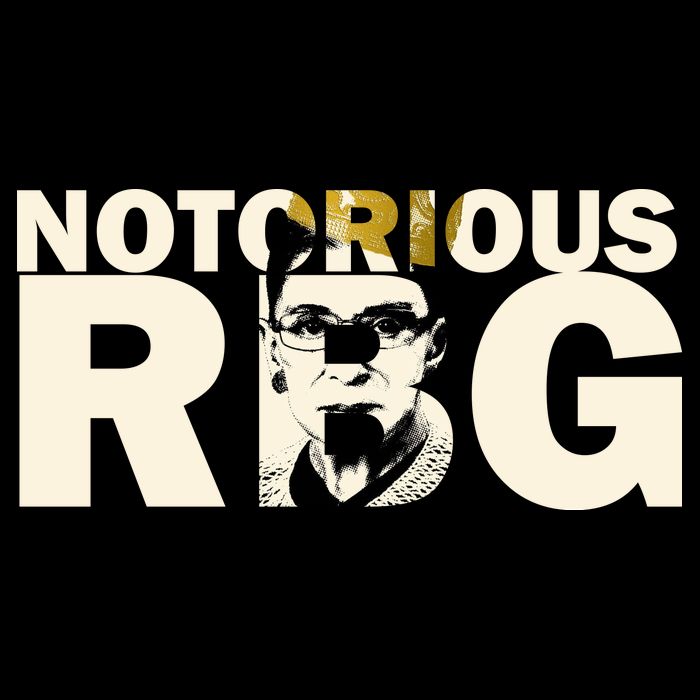 Notorious RBG Imprint Logo Wool Snapback Cap