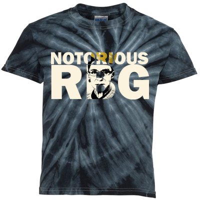 Notorious RBG Imprint Logo Kids Tie-Dye T-Shirt