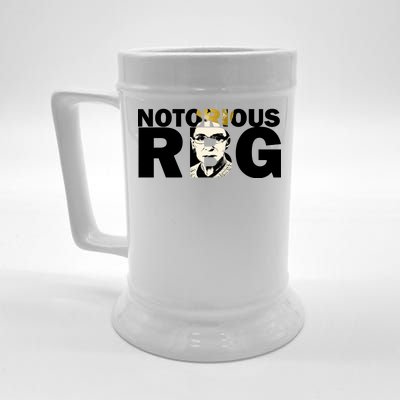 Notorious RBG Imprint Logo Beer Stein