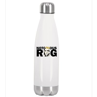 Notorious RBG Imprint Logo Stainless Steel Insulated Water Bottle