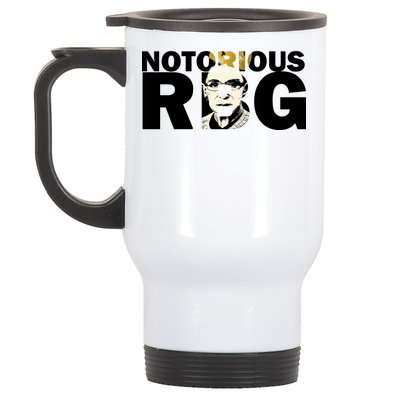 Notorious RBG Imprint Logo Stainless Steel Travel Mug