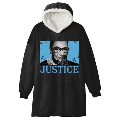 Notorious RBG Justice Hooded Wearable Blanket