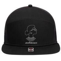 Notorious RBG Line Portrait Ruth Bader Ginsburg 7 Panel Mesh Trucker Snapback Hat