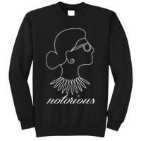 Notorious RBG Line Portrait Ruth Bader Ginsburg Sweatshirt