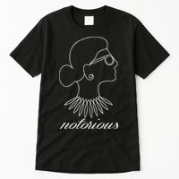 Notorious RBG Line Portrait Ruth Bader Ginsburg Tall T-Shirt