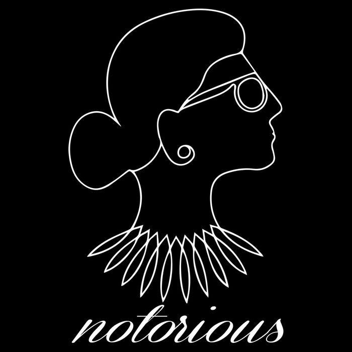 Notorious RBG Line Portrait Ruth Bader Ginsburg 16 in Basic Backpack