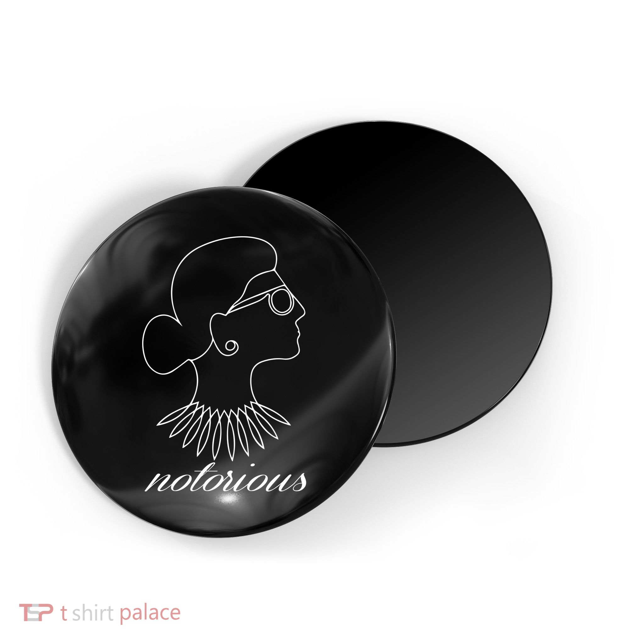 Notorious RBG Line Portrait Ruth Bader Ginsburg Magnet