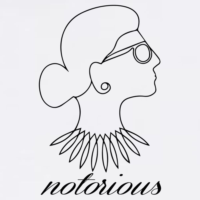 Notorious RBG Line Portrait Ruth Bader Ginsburg Garment-Dyed Sweatshirt