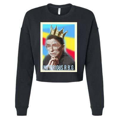 Notorious RBG R.B.G Cropped Pullover Crew
