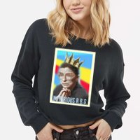 Notorious RBG R.B.G Cropped Pullover Crew