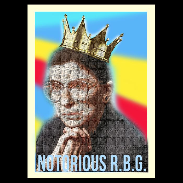 Notorious RBG R.B.G Cropped Pullover Crew