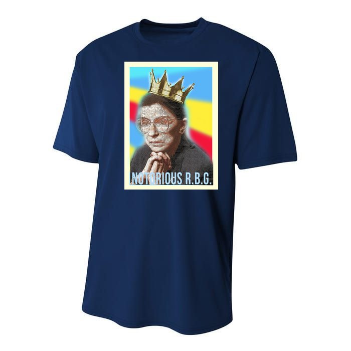Notorious RBG R.B.G Youth Performance Sprint T-Shirt