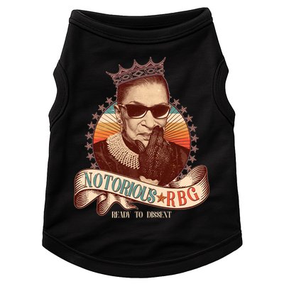 Notorious RBG Ready To Dissent Ruth Bader Ginsburg Doggie Tank