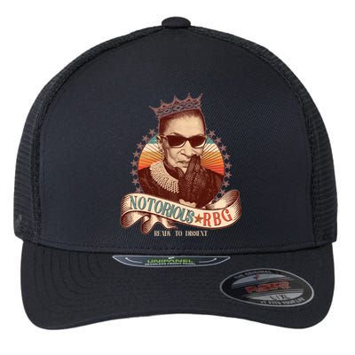 Notorious RBG Ready To Dissent Ruth Bader Ginsburg Flexfit Unipanel Trucker Cap