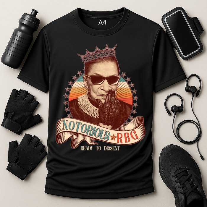 Notorious RBG Ready To Dissent Ruth Bader Ginsburg Performance Shirt