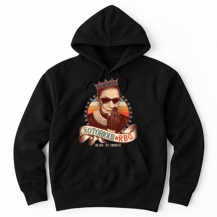 Notorious RBG Ready To Dissent Ruth Bader Ginsburg Hoodie