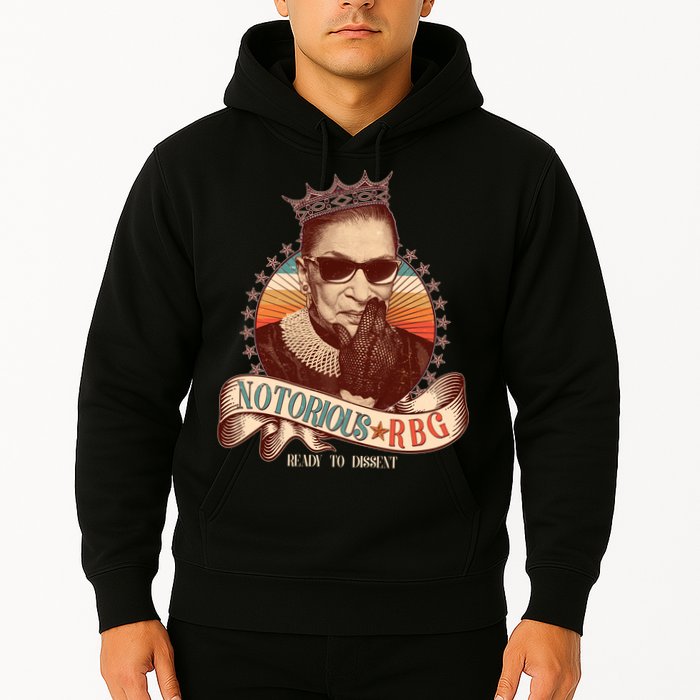 Notorious RBG Ready To Dissent Ruth Bader Ginsburg Hoodie