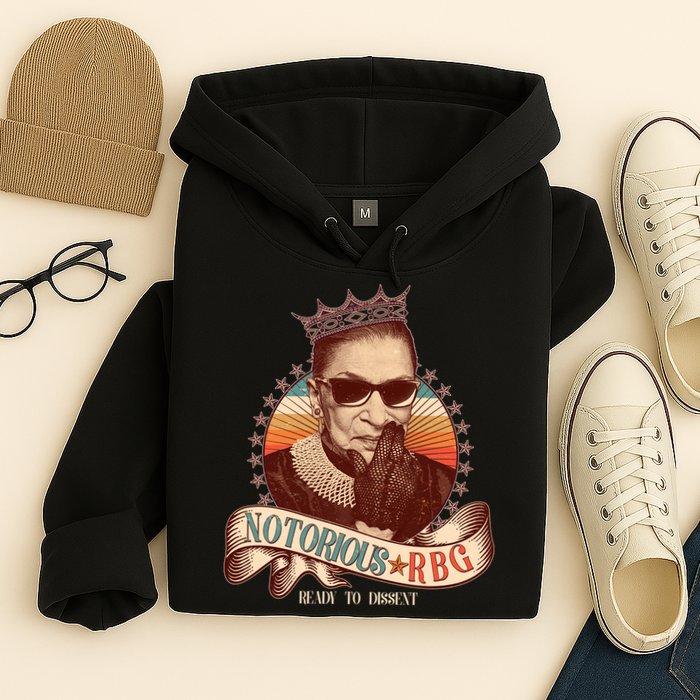 Notorious RBG Ready To Dissent Ruth Bader Ginsburg Hoodie