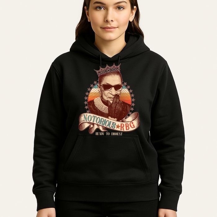 Notorious RBG Ready To Dissent Ruth Bader Ginsburg Hoodie