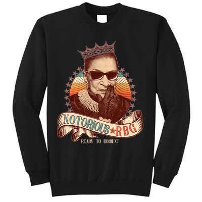 Notorious RBG Ready To Dissent Ruth Bader Ginsburg Sweatshirt