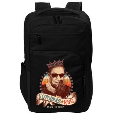 Notorious RBG Ready To Dissent Ruth Bader Ginsburg Impact Tech Backpack